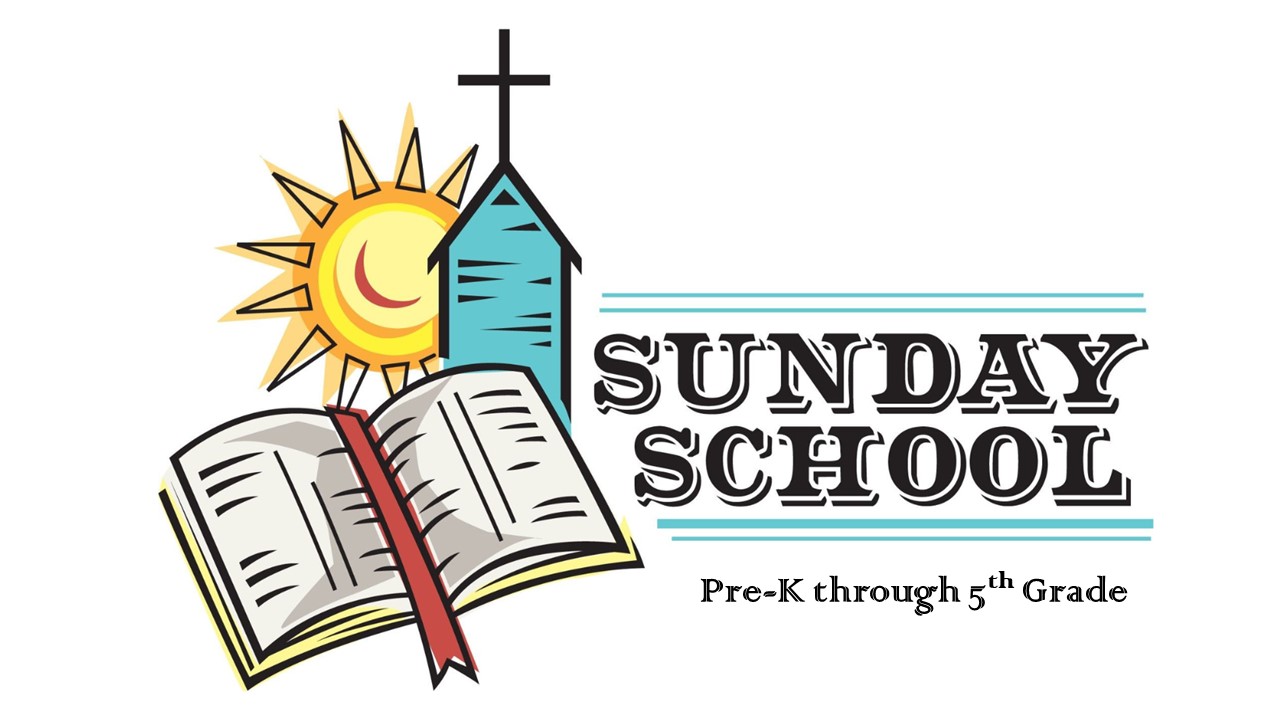 Sunday School preK through 5th grade